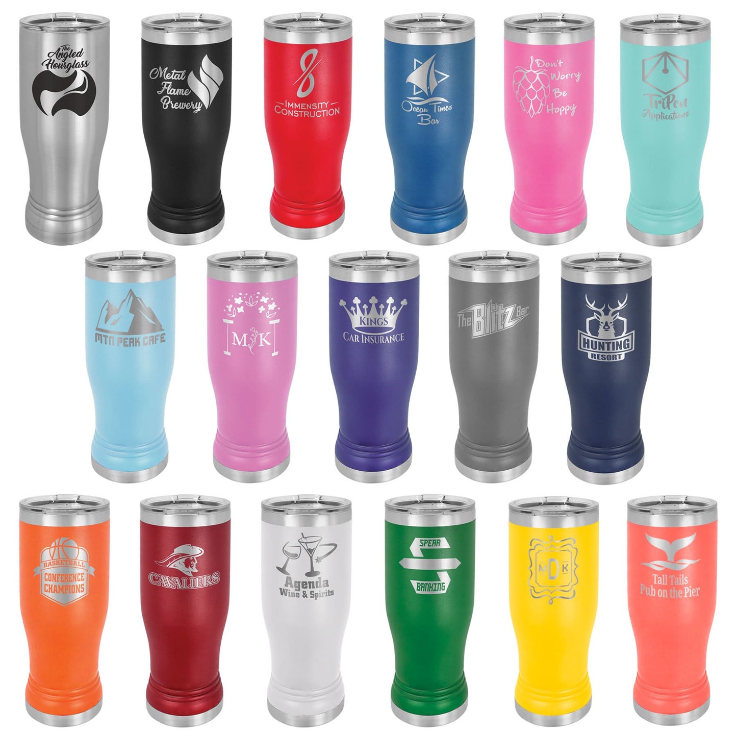 Drinkware - Personalized 14 oz or 20 oz Pilsner