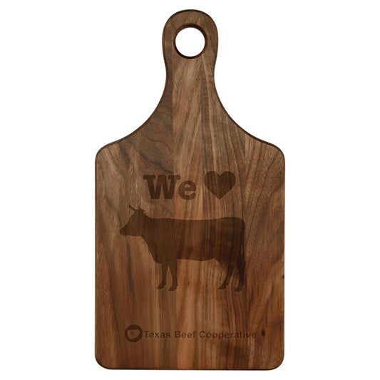 Walnut Paddle Shape Cutting Board 13 1/2" x 7"