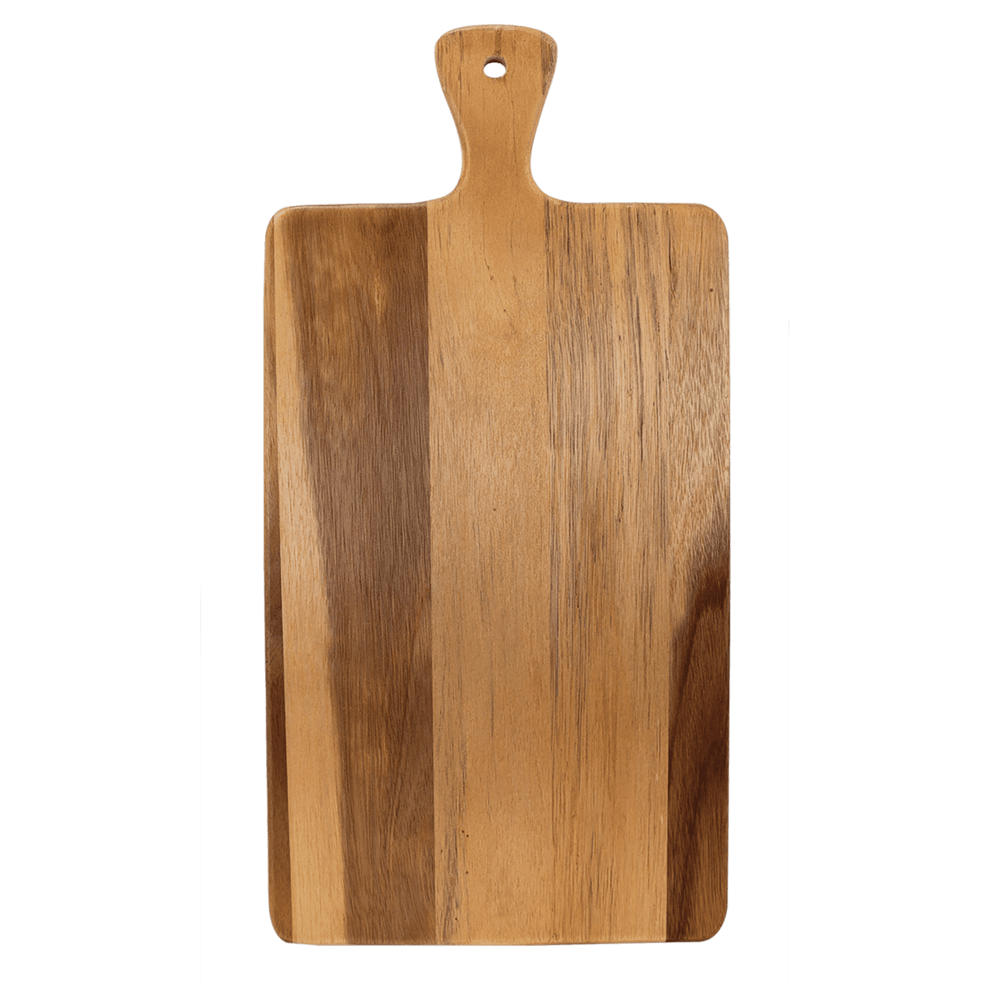 Acacia Wood/Slate Cutting Board with Handle