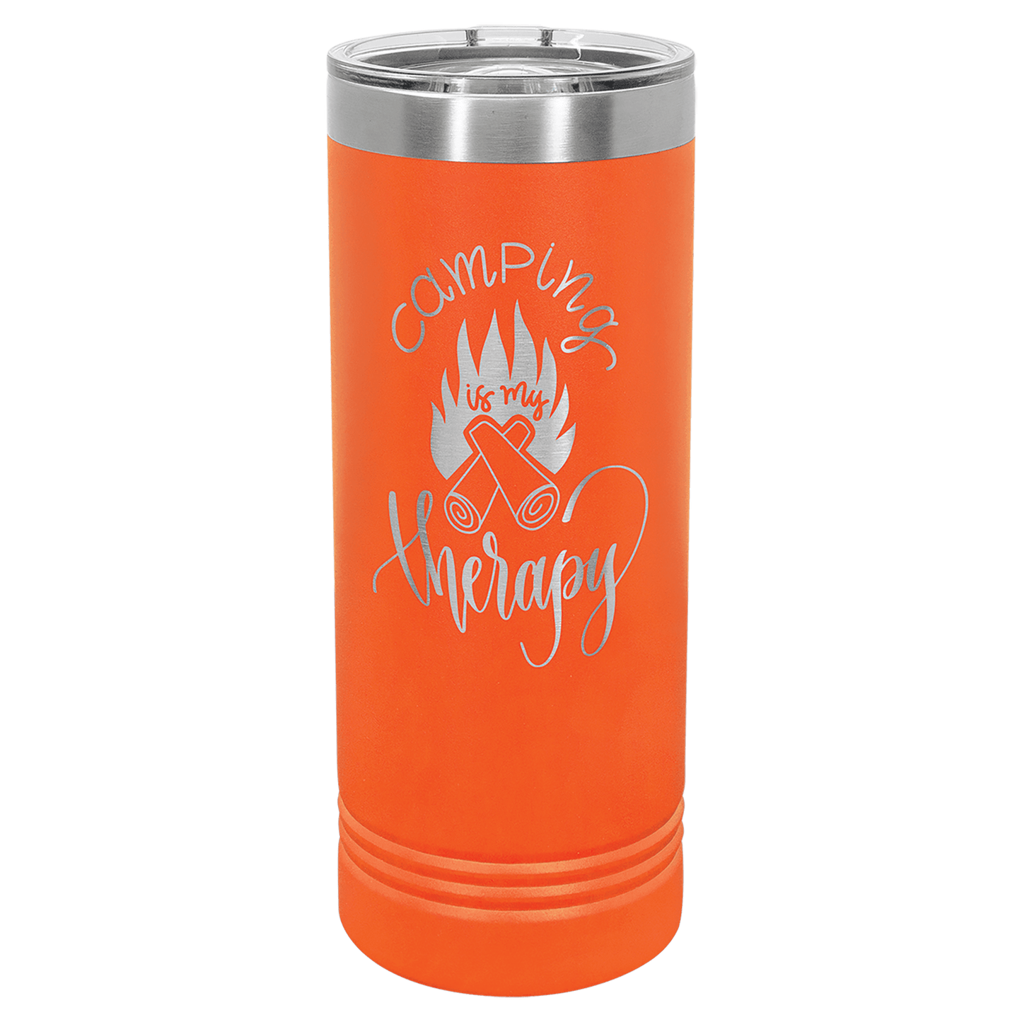 Drinkware - 22 oz Skinny Tumbler with Slider Lid, one sided engraving