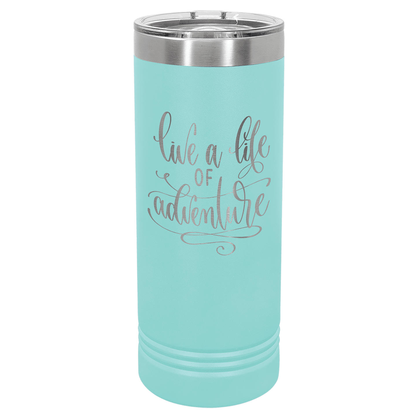 Drinkware - 22 oz Skinny Tumbler with Slider Lid, one sided engraving