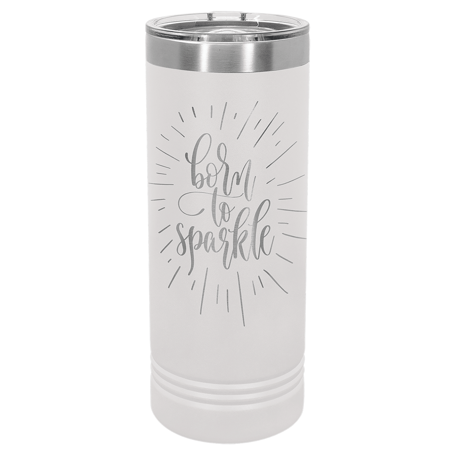 Drinkware - 22 oz Skinny Tumbler with Slider Lid, one sided engraving