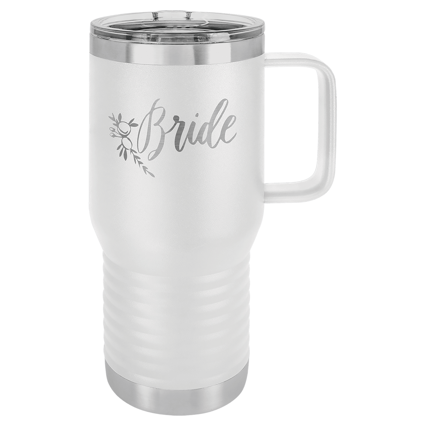 Drinkware-Personalized 20 oz Travel Mug with Slider Lid